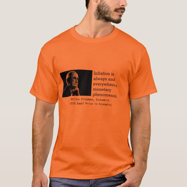 A Camisa De Educação Do Milton Friedman Economics (Frente)