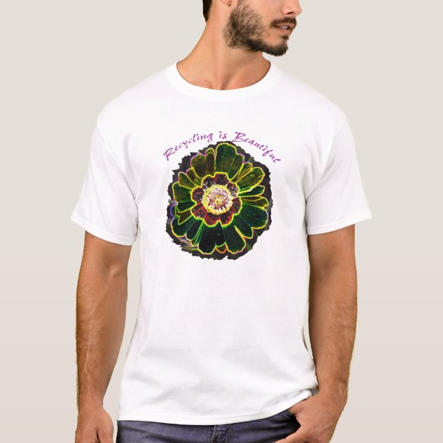 A camisa de Emma:  O reciclagem é bonito (Frente)