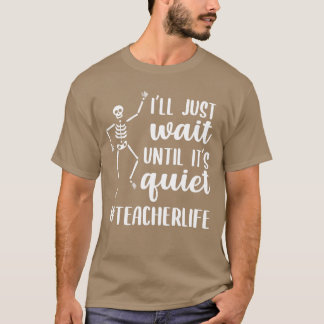 A Camisa De Professores Do Dia Das Bruxas Só Esper