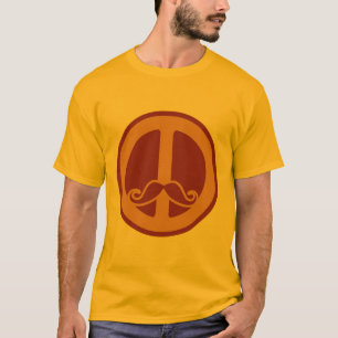 A camisa de Stache da paz - escolha o estilo, cor