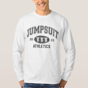 A camisa do atletismo do Jumpsuit escolhe-a o//por