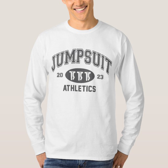 A camisa do atletismo do Jumpsuit escolhe-a o//por (Frente)
