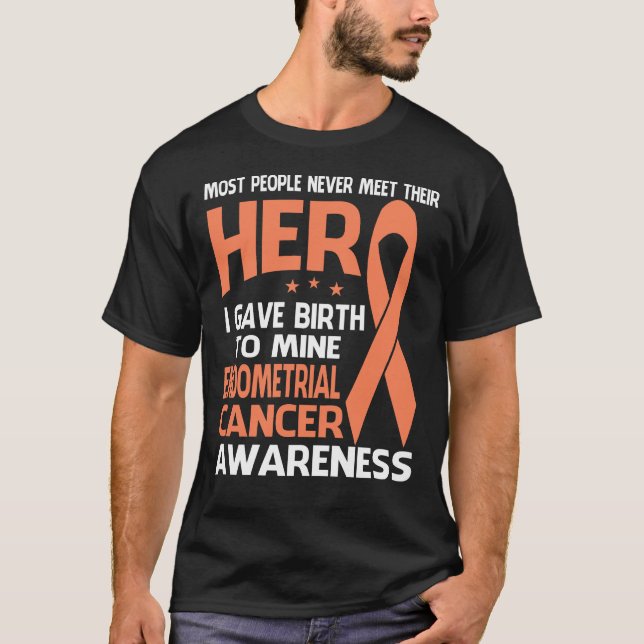 A camisa do cancer Endometrial, algumas pessoas (Frente)