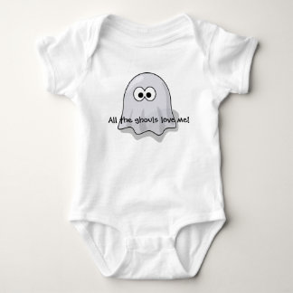 A camisa do Dia das Bruxas do bebê todos os ghouls