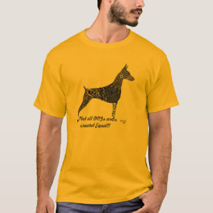 A camisa do Doberman T, não todos os cães é igu