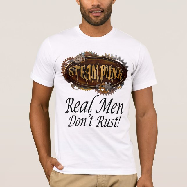 A camisa do homem de Steampunk (Frente)