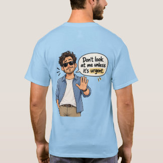 a camisa do homem ocupado