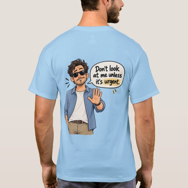 a camisa do homem ocupado (Verso)