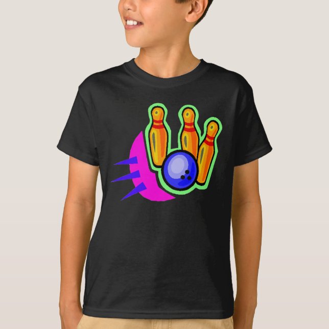A camisa do miúdo da boliche (Frente)