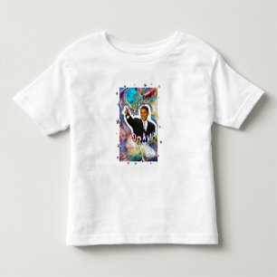 A camisa do miúdo do Aquário de Obama