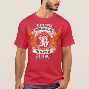 A Camisa Do Nome Da Blum Nunca Subestima A Potênci