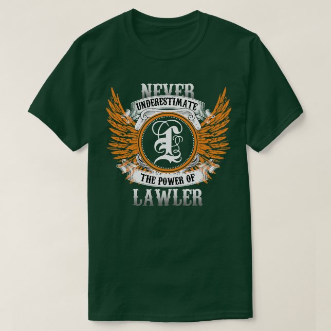 A Camisa Do Nome Do Advogado Nunca Subestima O Pod (Frente do Design)