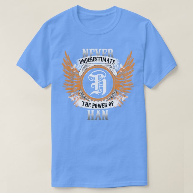 A Camisa Do Nome Do Homem Nunca Subestima O Poder  (Frente do Design)