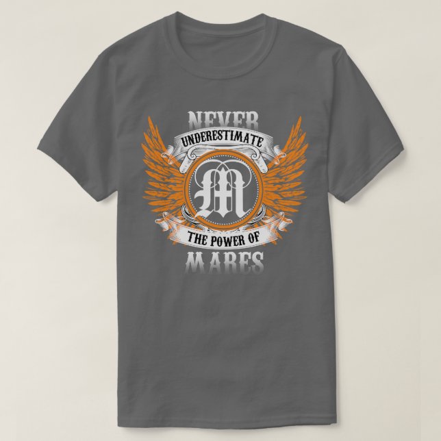 A Camisa Do Nome Mares Nunca Subestima O Poder De (Frente do Design)