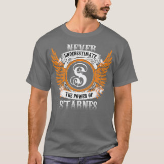 A Camisa Do Nome Starnes Nunca Subestima A Potênci