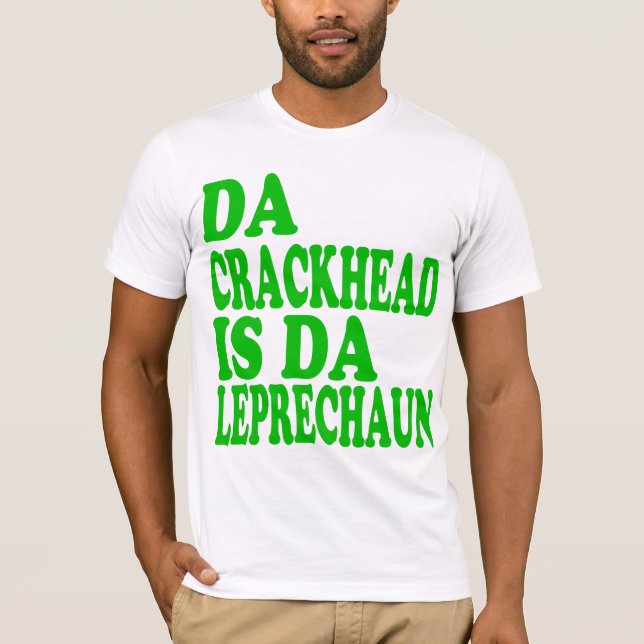 A camisa do T T do Leprechaun de Crichton (Frente)