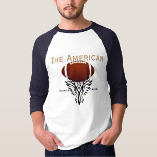 A Camisa dos Homens Clássicos de Futebol Americano