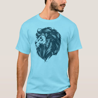 a camisa dos homens com logotipo do leão