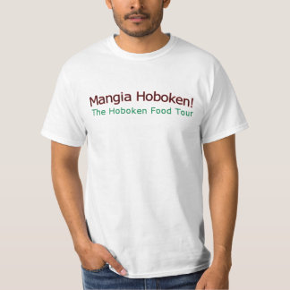 A camisa dos homens da excursão da comida de