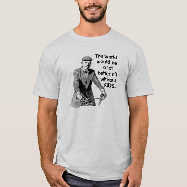 A camisa dos homens das citações #2 de Timmer (Frente)