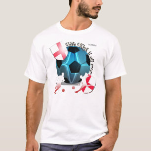 A camisa dos homens de Inglaterra Kickin ele