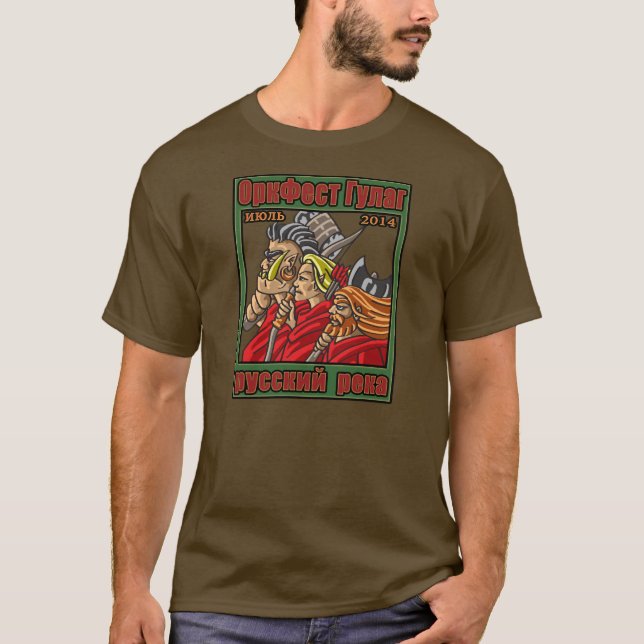 A camisa dos homens do gulag de OrkFest (Frente)