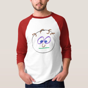 A camisa dos homens engraçados das caras