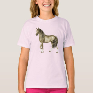 a camisa dourada do unicórnio