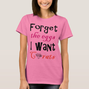 A camisa engraçada da páscoa esquece os ovos que