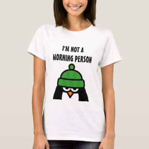A camisa engraçada   do pinguim t eu não sou uma