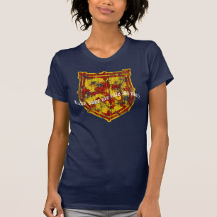 A camisa escura das mulheres de Scotland