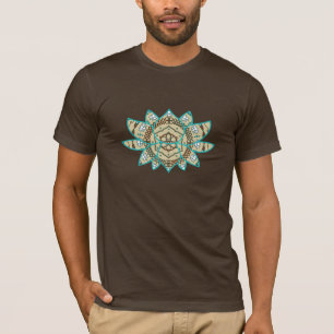 A camisa escura dos homens de Lotus