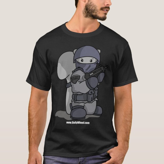 A camisa escura dos homens do agente de SQRL (Frente)