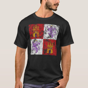 A camisa escura dos homens do Castile e do Leon