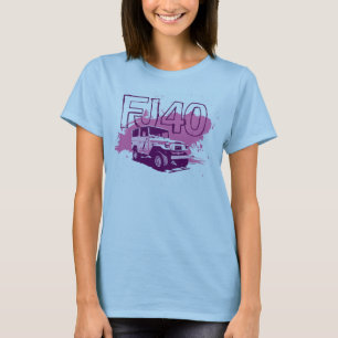 A camisa gráfica das senhoras da camisa de FJ40