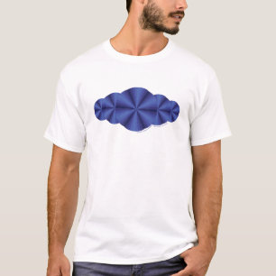 A camisa leve dos homens azuis da ilusão óptica