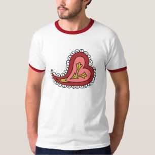 A camisa leve dos homens do coração de Paisley