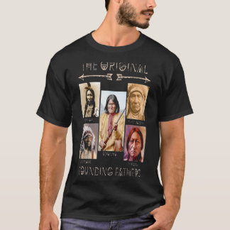 a camisa nativa clássica nativa dos pais fundadore