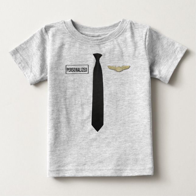 A camisa piloto personalizada, aviação caçoa a (Frente)
