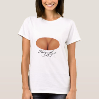 A camisa santamente (camisa engraçada do clevage)