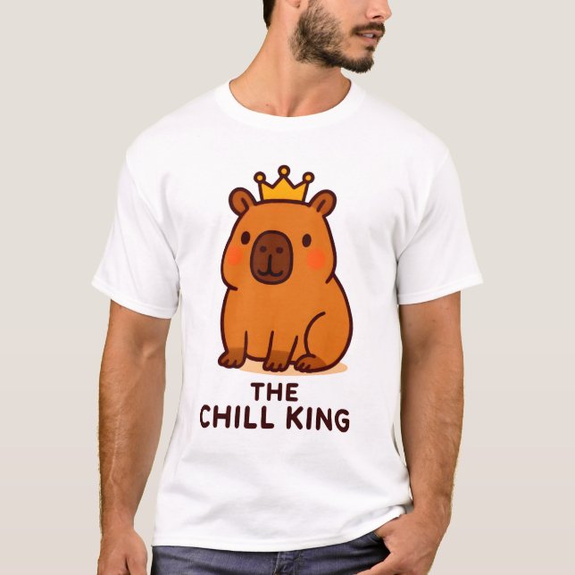 A Camiseta Básica Masculina The Chill King (Frente)