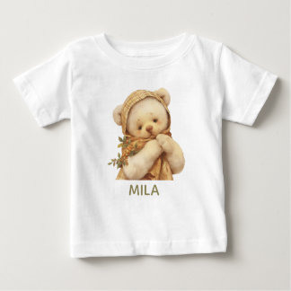 A Camiseta Bebê Urso Teddy Retro