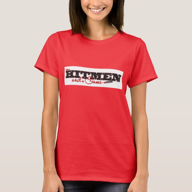 A camiseta Burnout das Damas de Hitman e uma Dama (Frente)