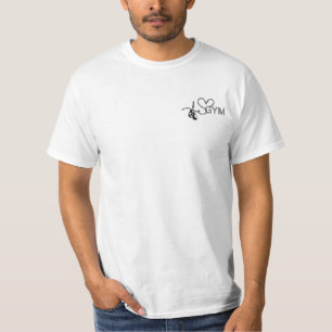 A Camiseta com Boné do Amante da Academia