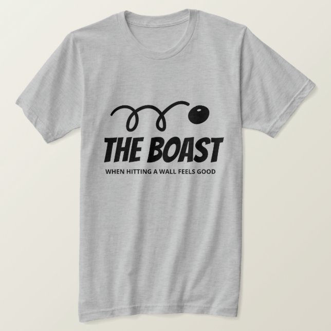 A camiseta com citação engraçada de squash para jo (Frente do Design)