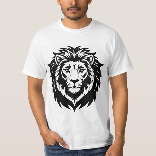 A camiseta da cabeça do Leão (Frente)