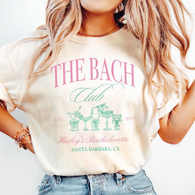 A Camiseta da Festa de Solteira do Bach Club (Criador carregado)