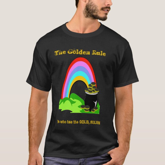 a camiseta   da REGRA DE OURO (Frente)