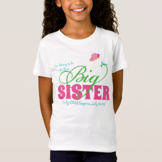 A camiseta das meninas personalizadas irmã mais