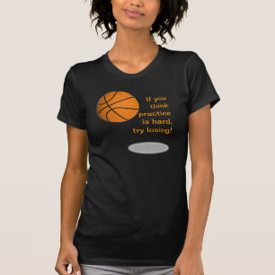 A camiseta das mulheres da vitória do basquetebol